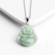 Laughing Buddha Jade Blessing Necklace Pendant