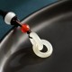 Natural Hetian Cyan Jade White Jade Double Peace Necklace
