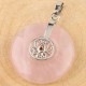 Amethyst Pink Crystal Lotus Healing Necklace Amethyst Pink Crystal Lotus Healing Necklace