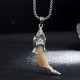 Titanium Steel Imitation Wolf Tooth Balance Necklace Titanium Steel Imitation Wolf Tooth Balance Necklace