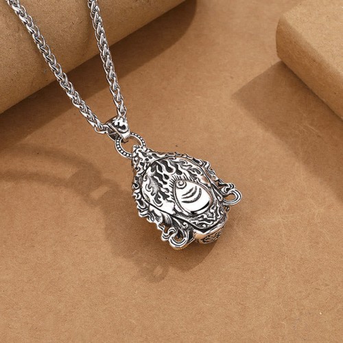Yellow God of Wealth Amulet Necklace Yellow God of Wealth Amulet Necklace