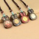 Tibet Ebony Five God of Wealth Necklace