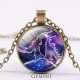 12 Constellations Zodiac Moon Star Protection Necklace 12 Constellations Zodiac Moon Star Protection Necklace