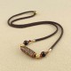 Tibetan Nine-Eye Dzi Bead Protection Necklace