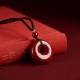 Cinnabar Peace Buckle Calm Blessing Necklace Cinnabar Peace Buckle Calm Blessing Necklace
