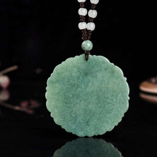 Chinese Zodiac Dragon Jade Fortune Necklace