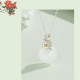 925 Silver Chalcedony Twelve Months Flower Harmony Pendant 925 Silver Chalcedony Twelve Months Flower Harmony Pendant
