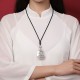 999 Silver Zodiac Natal Buddha Heart Sutra Necklace 999 Silver Zodiac Natal Buddha Heart Sutra Necklace