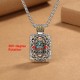 Nine-Eye Dzi Bead Rotatable Healing Necklace