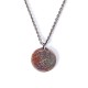 990 Sterling Silver Yin Yang Water Fire Balance Pendant