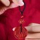 Cinnabar Mountain Ghost Bagua Blessing Necklace