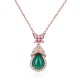 925 Silver Green Chalcedony Butterfly Courage Necklace 925 Silver Green Chalcedony Butterfly Courage Necklace