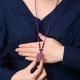 Amethyst Citrine Nine-Tailed Fox Luck Necklace Pendant Amethyst Citrine Nine-Tailed Fox Luck Necklace Pendant