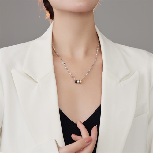 Sterling Silver Retro Tang Dynasty Luck Necklace Pendant Sterling Silver Retro Tang Dynasty Luck Necklace Pendant