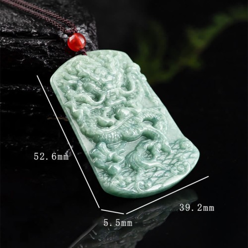 Jade Zodiac Dragon Sea Luck Necklace Jade Zodiac Dragon Sea Luck Necklace