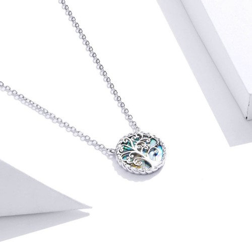 Sterling Silver Tree of Life Creation Necklace Pendant Sterling Silver Tree of Life Creation Necklace Pendant