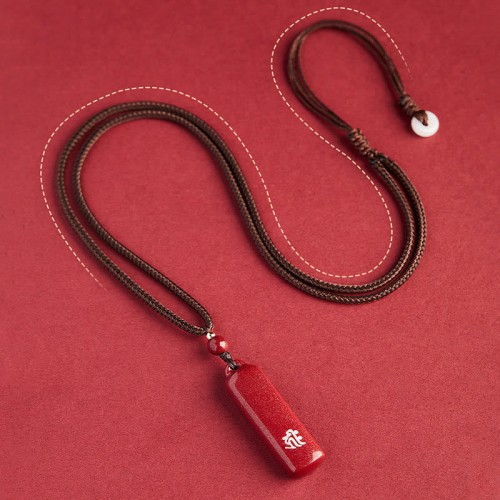 Chinese Zodiac Buddha Cinnabar Amulet Protection Necklace Pendant Chinese Zodiac Buddha Cinnabar Amulet Protection Necklace Pendant