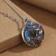 Phoenix Peony Luck Protection Necklace