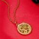 Sterling Silver Year of the Dragon Jade Luck Necklace Pendant