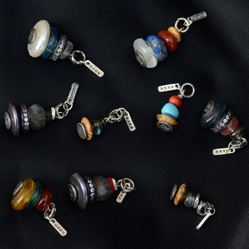 Zen Cairn Labradorite Crystal Calm Necklace