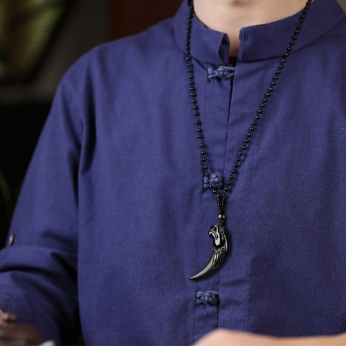 Black Jade Chinese Zodiac Dragon Tooth Protection Pendant Black Jade Chinese Zodiac Dragon Tooth Protection Pendant