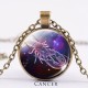 12 Constellations Zodiac Moon Star Protection Necklace 12 Constellations Zodiac Moon Star Protection Necklace