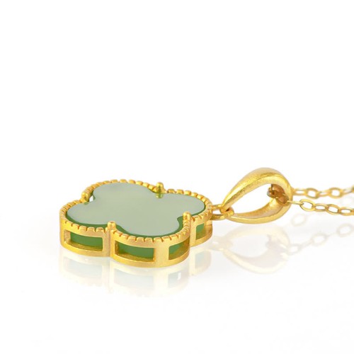 Hetian Jade Four Leaf Clover Luck Pendant Hetian Jade Four Leaf Clover Luck Pendant