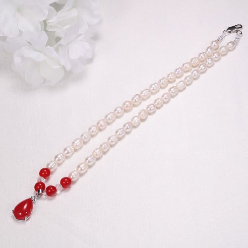 Pearl Bead Waterdrop Calm Necklace Pendant Pearl Bead Waterdrop Calm Necklace Pendant