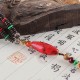 Wenge Wood Turquoise Stone Calm Necklace Pendant