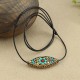 Tibetan Turquoise Bead Protection Necklace Tibetan Turquoise Bead Protection Necklace