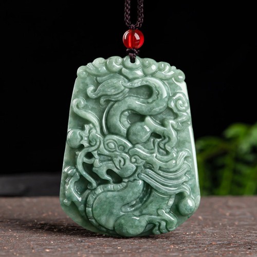 Chinese Zodiac Dragon Jade Strength Necklace Chinese Zodiac Dragon Jade Strength Necklace