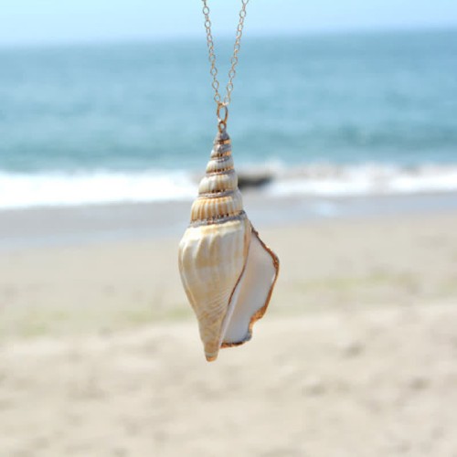 Shankha Conch Shell Lucky Necklace Shankha Conch Shell Lucky Necklace