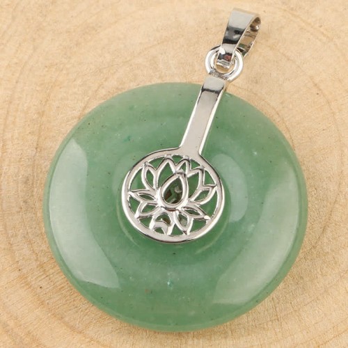 Amethyst Pink Crystal Lotus Healing Necklace Amethyst Pink Crystal Lotus Healing Necklace