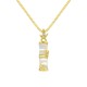 Chalcedony Bamboo Harmony Necklace