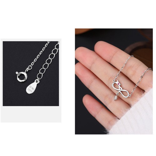 999 Silver Dragon Endless Knot Protection Pendant
