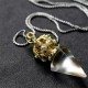 Tibetan Dorje Vajra Lotus Liuli Strength Necklace Pendant Tibetan Dorje Vajra Lotus Liuli Strength Necklace Pendant