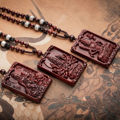 Chinese Zodiac Buddha Sandalwood Protection Necklace Chinese Zodiac Buddha Sandalwood Protection Necklace