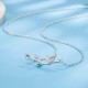 Bamboo Leaf Copper Zircon Wealth Necklace Pendant Bamboo Leaf Copper Zircon Wealth Necklace Pendant