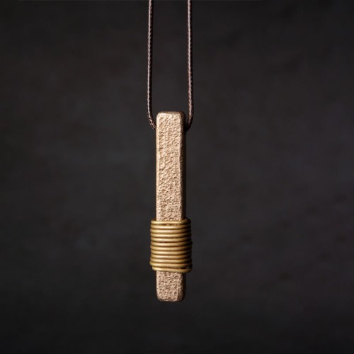 Vintage Copper Wealth Necklace Pendant Vintage Copper Wealth Necklace Pendant