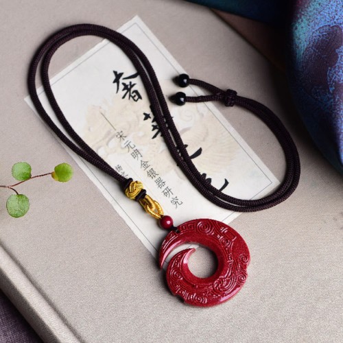 Cinnabar Blessing Necklace Cinnabar Blessing Necklace