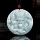 Flash Sale - Chinese Zodiac Dragon Jade Success Amulet Pendant