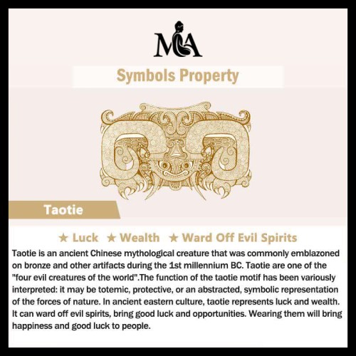 Feng Shui Taotie Wealth Necklace Pendant