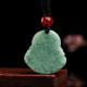 Green Jade Laughing Buddha Luck Necklace Pendant Green Jade Laughing Buddha Luck Necklace Pendant