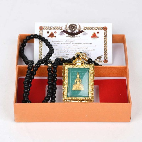 Obsidian Buddha Serenity Necklace