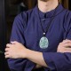 Jade Ganesh Protection Amulet Pendant