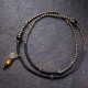 Ebony Dzi Bead Peace Couple Bracelet Necklace Ebony Dzi Bead Peace Couple Bracelet Necklace