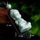 Jade Meditation Buddha Amulet Serenity Necklace