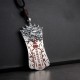Feng Shui Bagua PiXiu Cinnabar Necklace Feng Shui Bagua PiXiu Cinnabar Necklace
