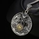 Dragon Waves Yin Yang Bagua Strength Necklace