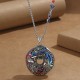 Phoenix Peony Luck Protection Necklace